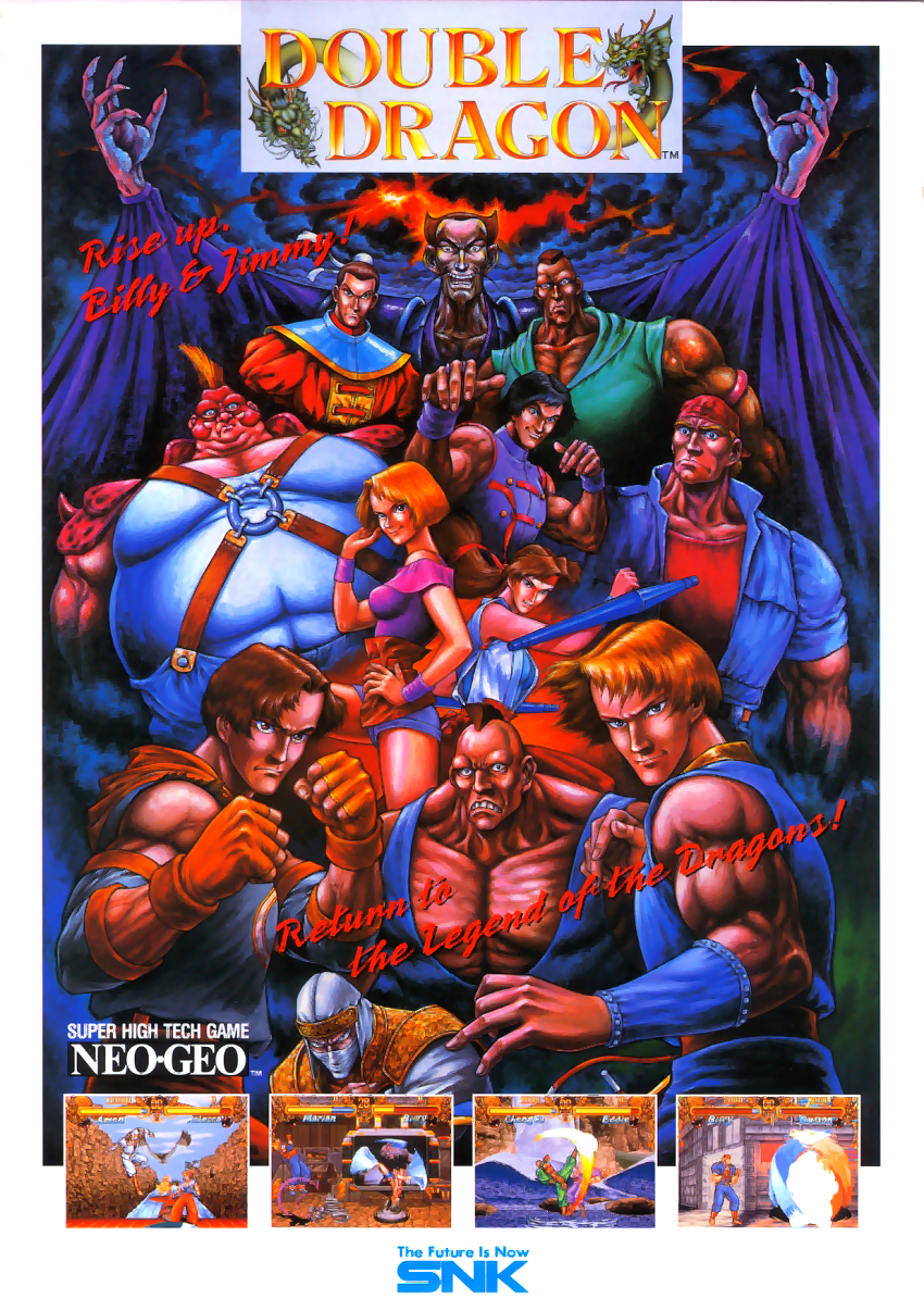 Double Dragon (Neo-Geo) flyer