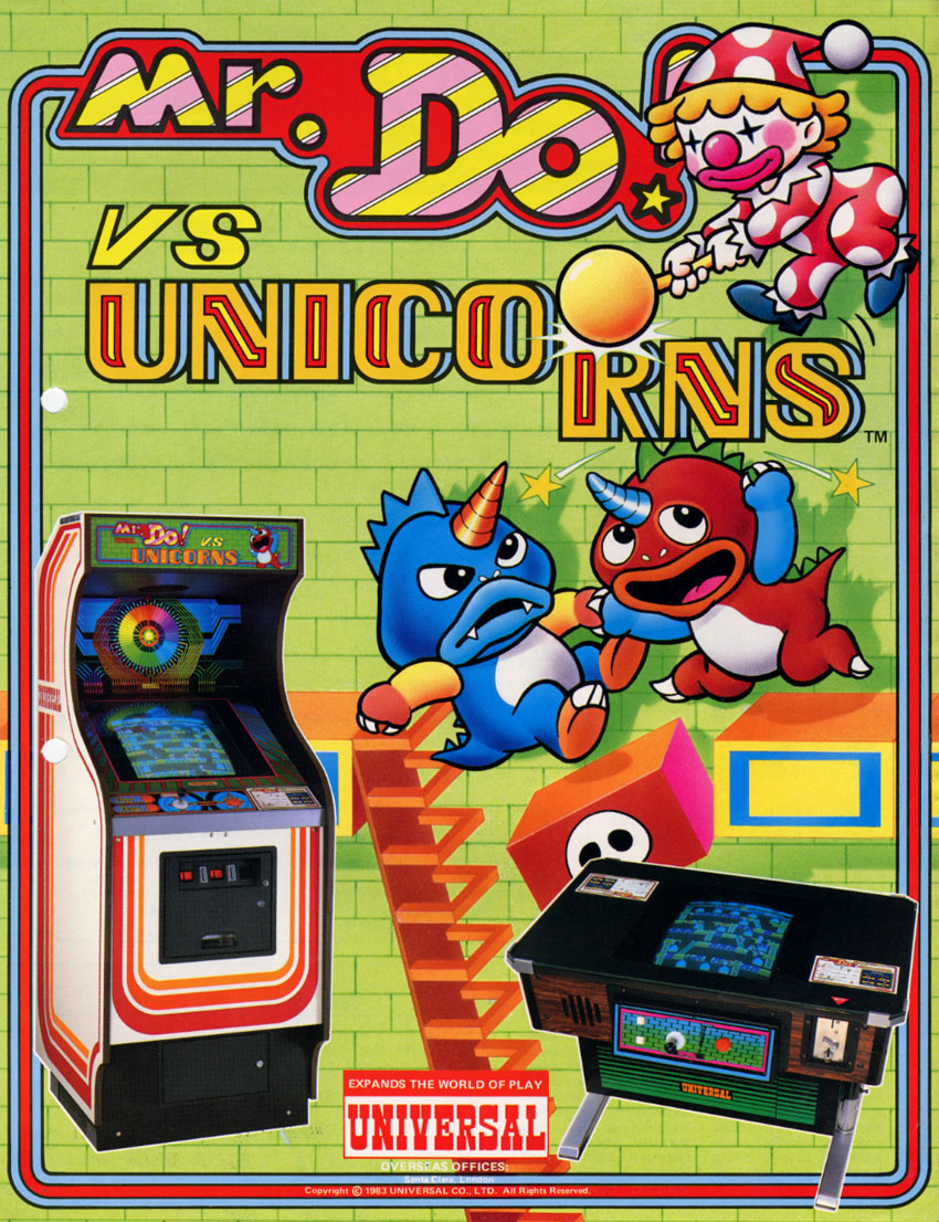 Mr. Do vs. Unicorns flyer