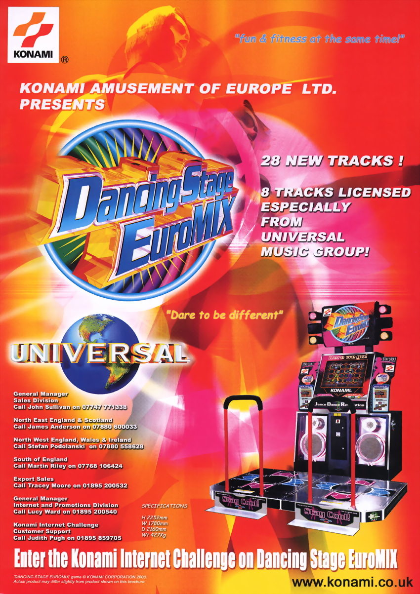 Dancing Stage Euro Mix (G*936 VER. EAA) flyer
