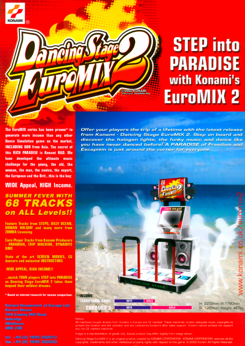Dancing Stage Euro Mix 2 (G*C23 VER. EAA) flyer