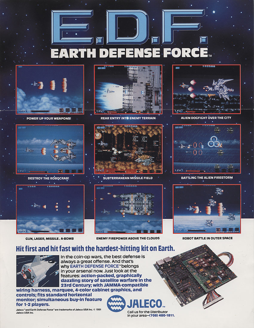 E.D.F. : Earth Defense Force (North America) flyer