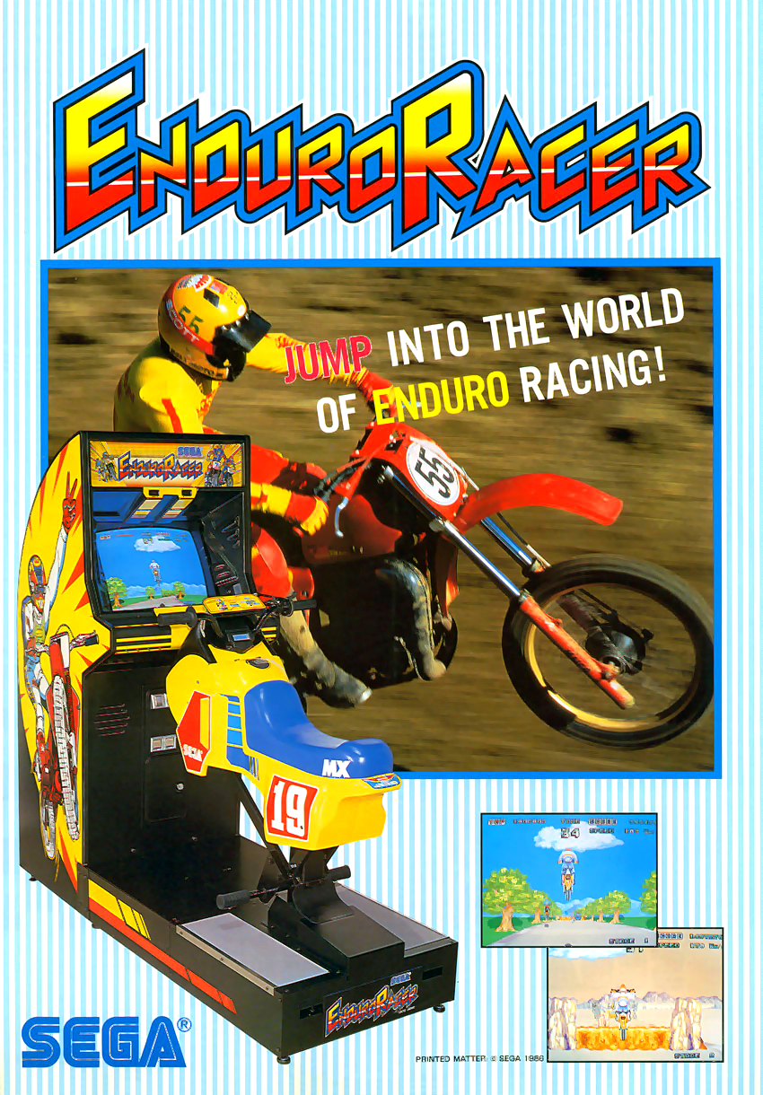 Enduro Racer (YM2151) (FD1089B 317-0013A) flyer