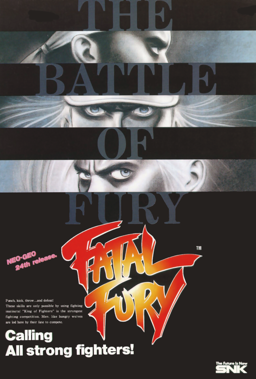 Fatal Fury: King of Fighters / Garou Densetsu: Shukumei no Tatakai flyer