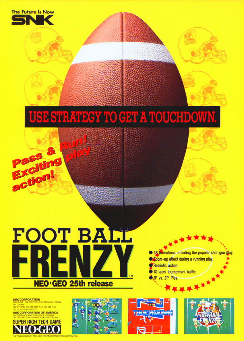 Football Frenzy flyer