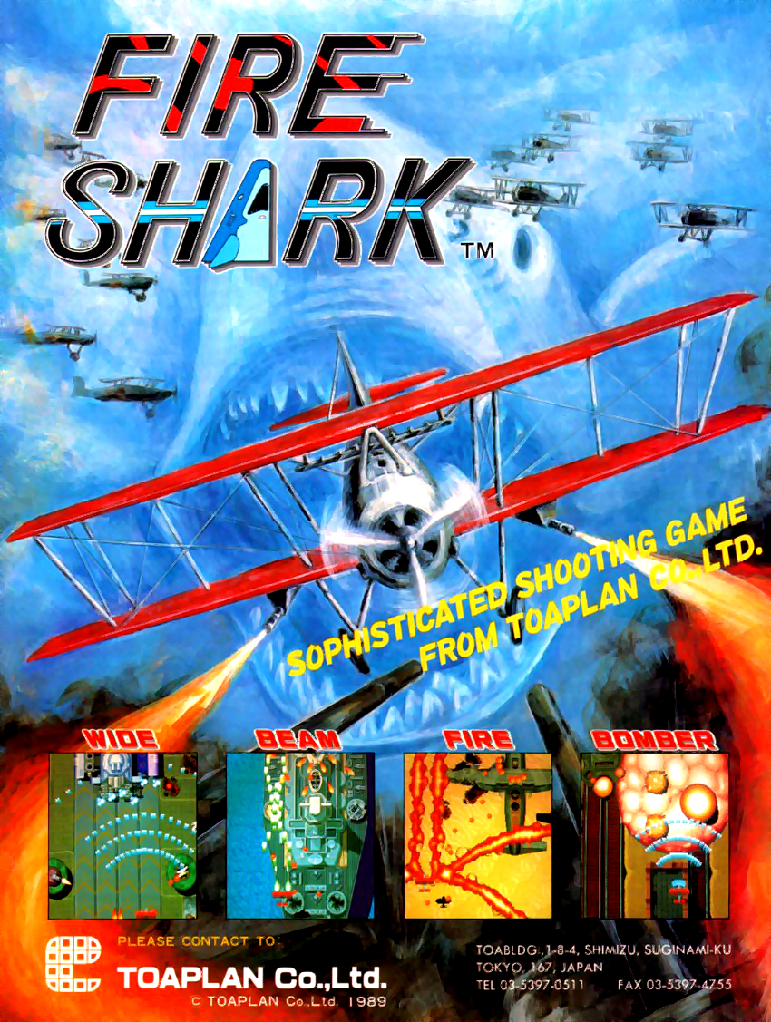 Fire Shark flyer