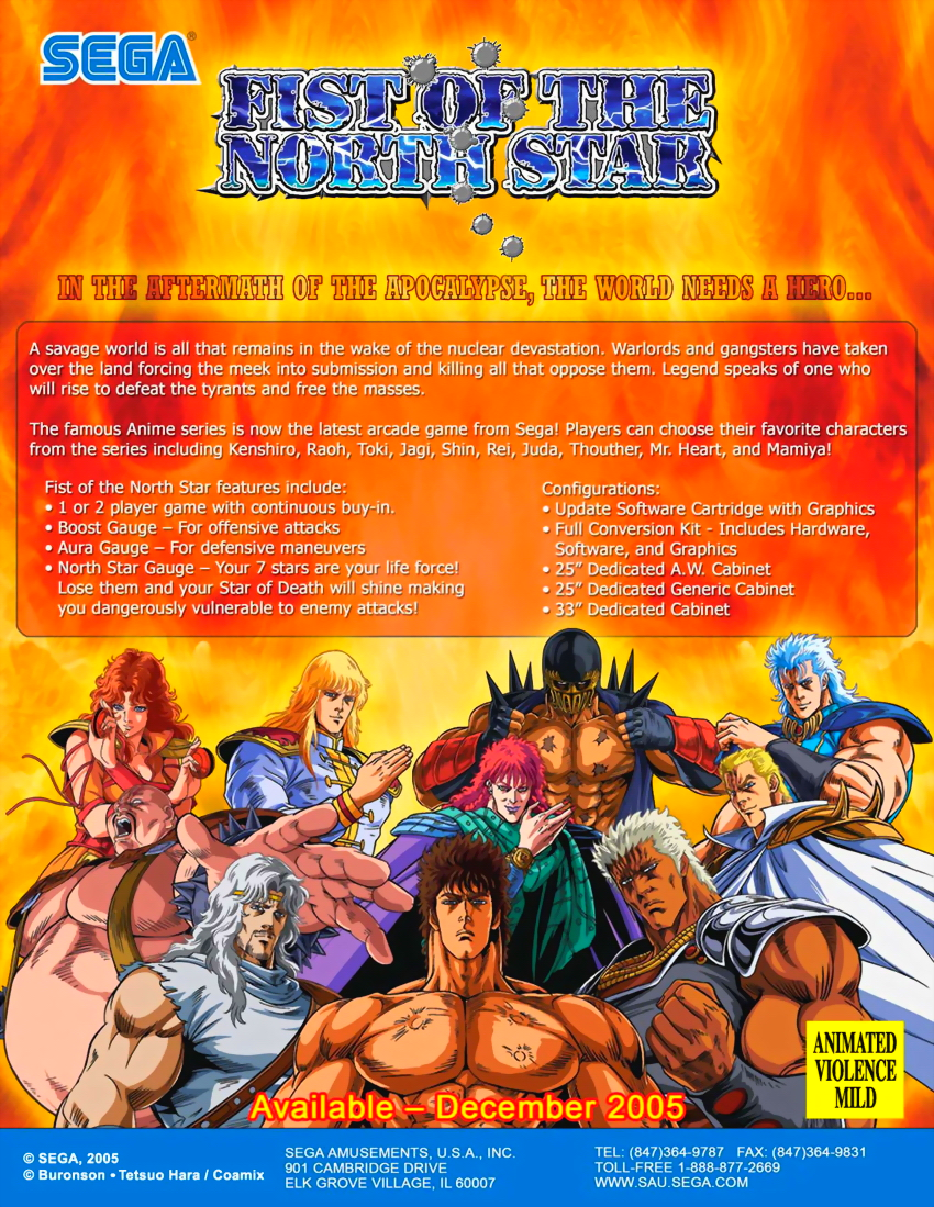 fist of the north star game rom