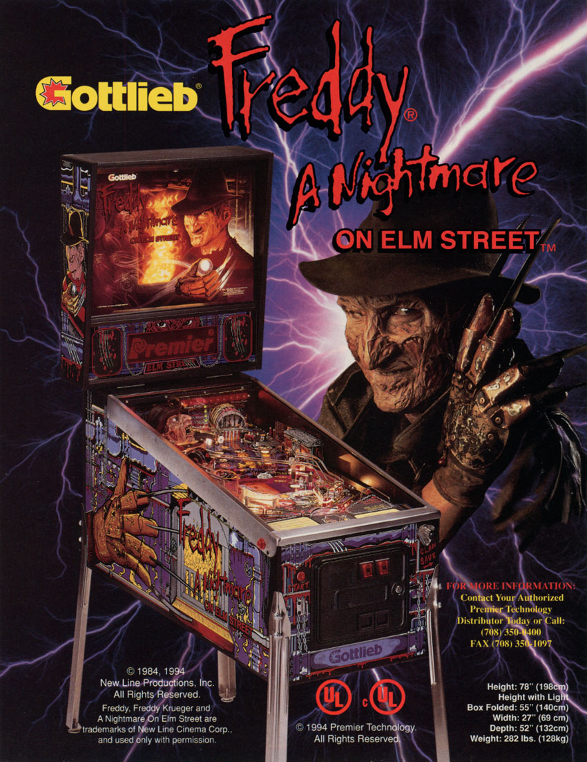 Freddy: A Nightmare on Elm Street (rev.3) flyer