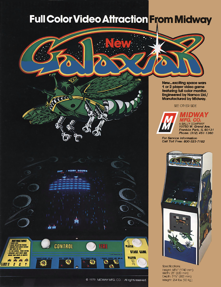 Galaxian (Namco set 1) flyer
