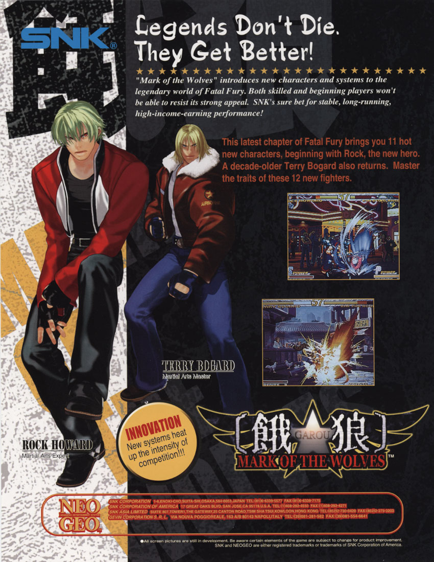 Garou: Mark of the Wolves (Set 2) flyer