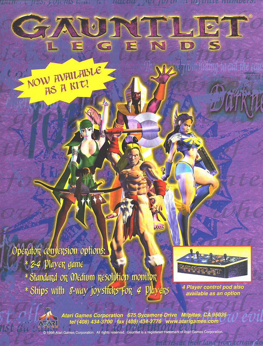 Gauntlet Legends (version 1.2) flyer