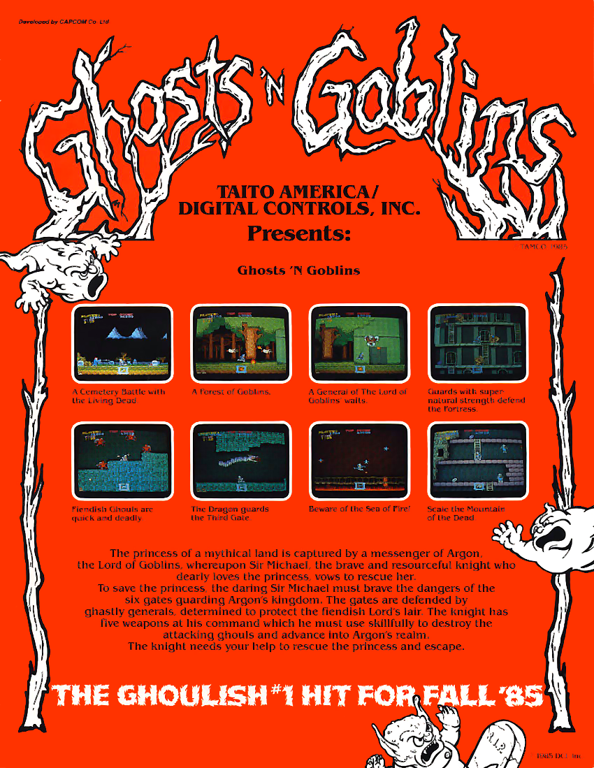 Ghosts'n Goblins (US) flyer