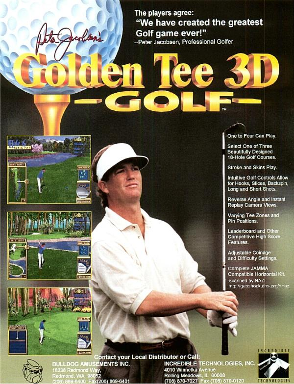 Golden Tee 3D Golf (v1.93N) flyer