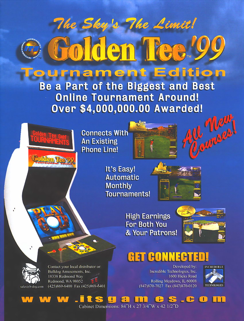 Golden Tee '99 (v1.00) flyer