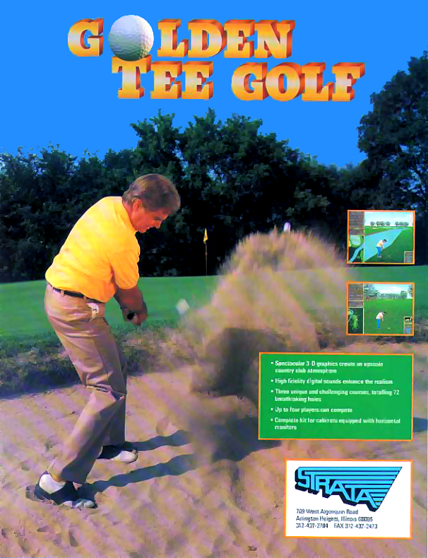Golden Tee Golf (Joystick, v3.1) flyer