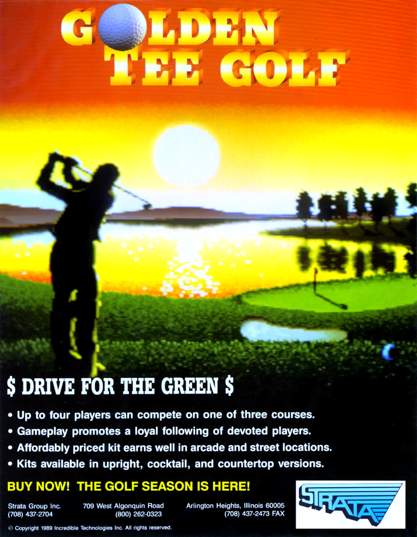 Golden Tee Golf (Trackball, v1.0) flyer