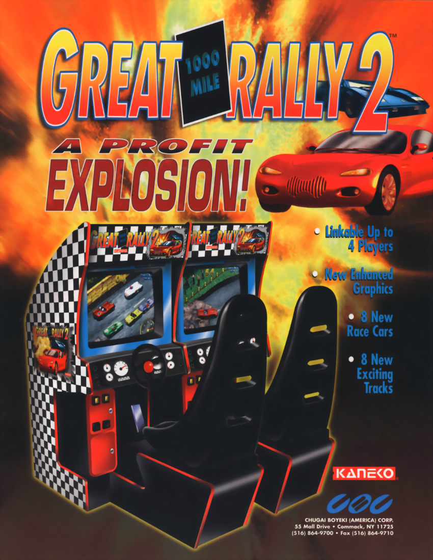 Great 1000 Miles Rally 2 USA (95/05/18) flyer