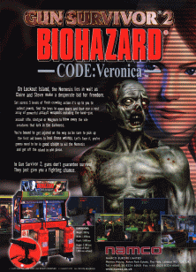 Gun Survivor 2 Biohazard Code: Veronica (Asia, BHF2 Ver.E) flyer