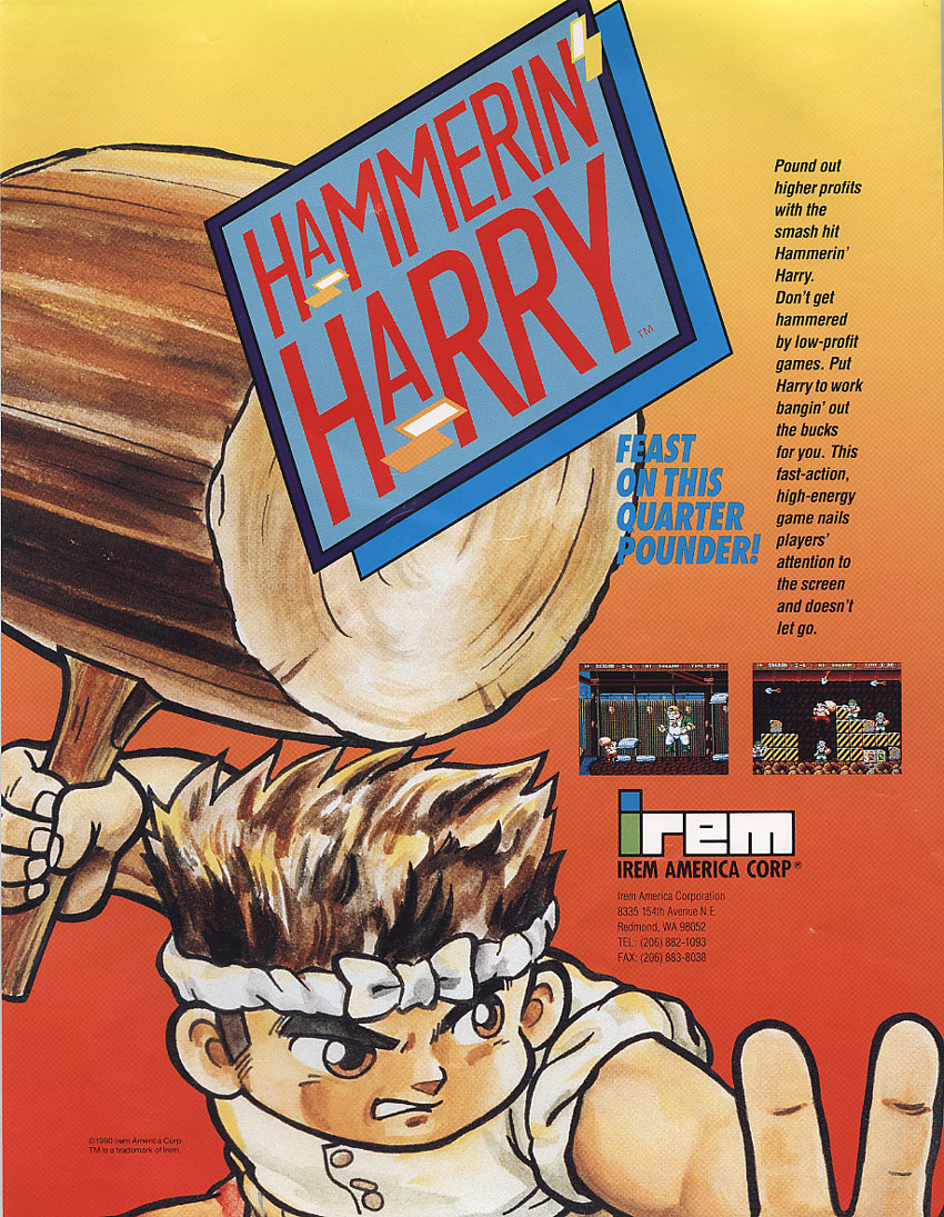 Hammerin' Harry (US, M84) flyer