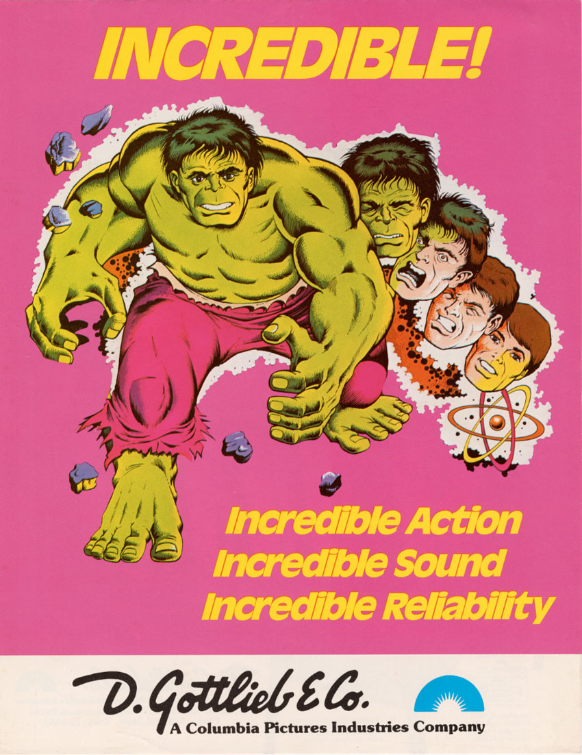 The Incredible Hulk flyer
