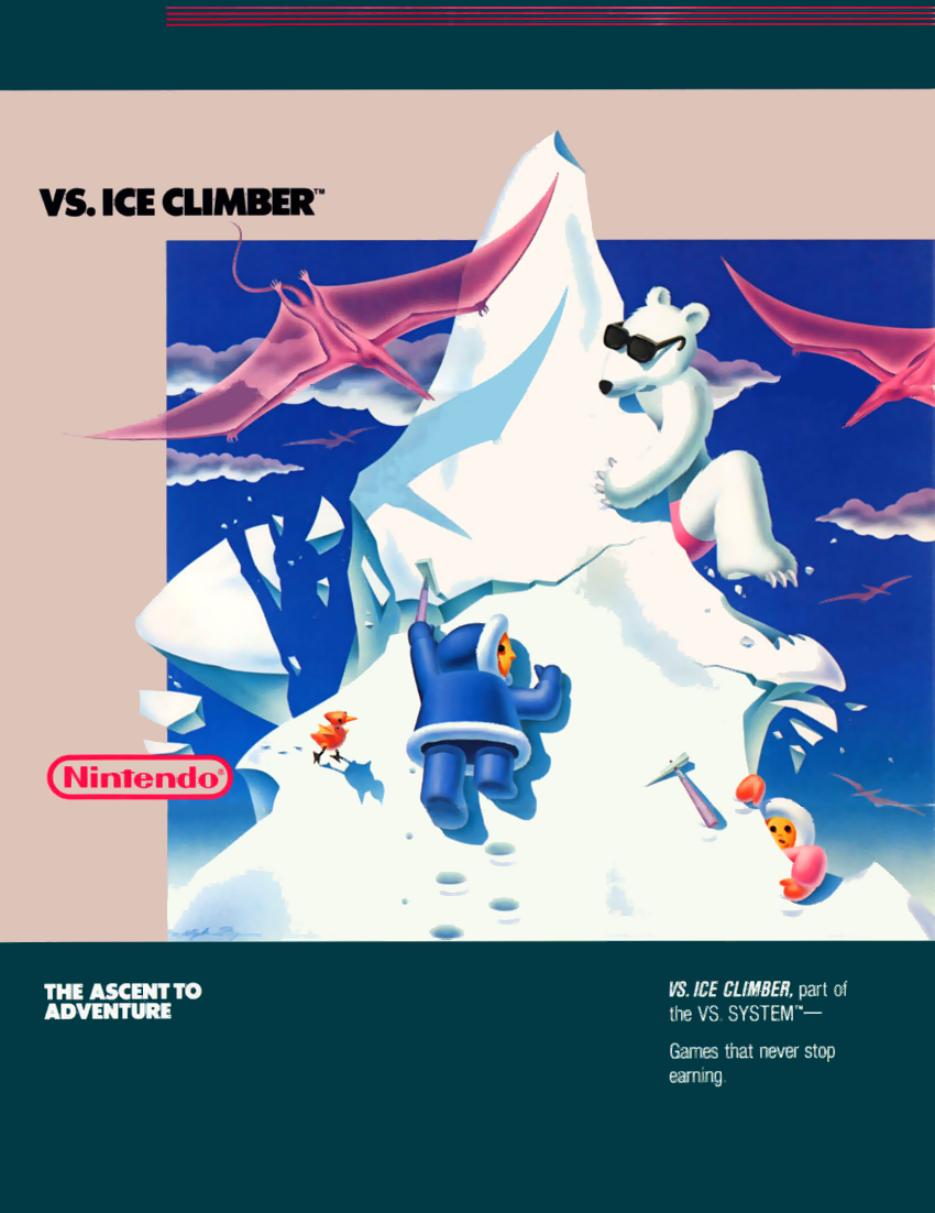 Vs. Ice Climber (set IC4-4 B-1) flyer