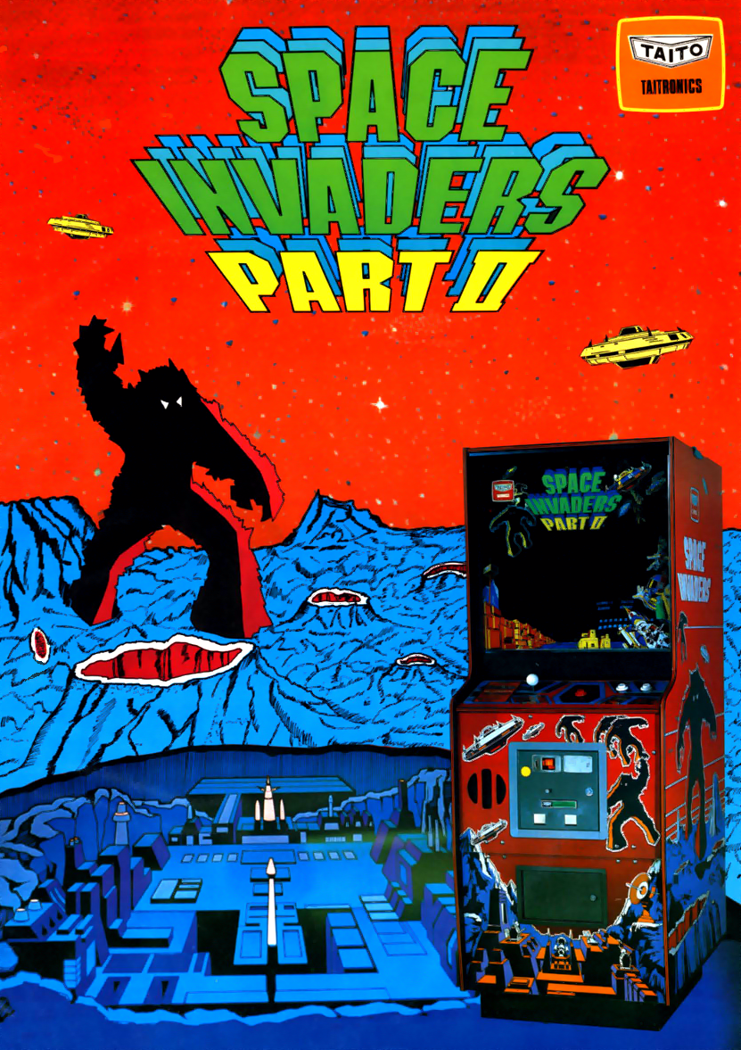 Space Invaders Part II (Taito) flyer