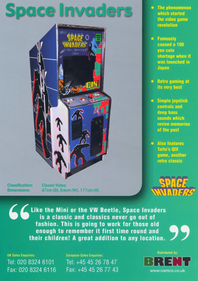 Space Invaders (Model Racing) flyer