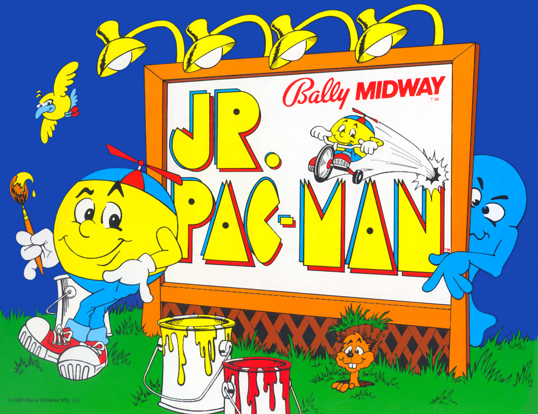 Jr. Pac-Man (11/9/83) flyer