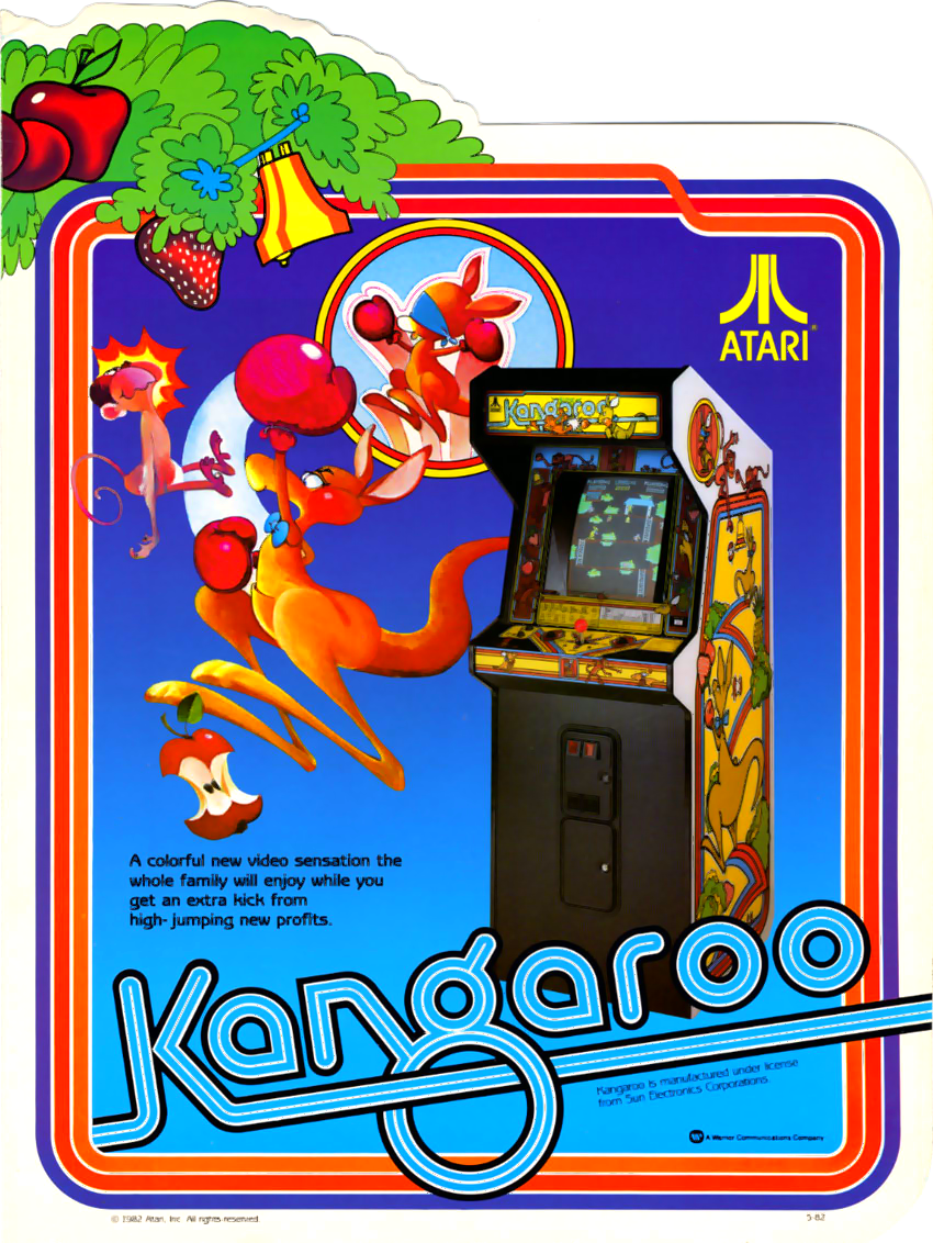 Kangaroo (Atari) flyer