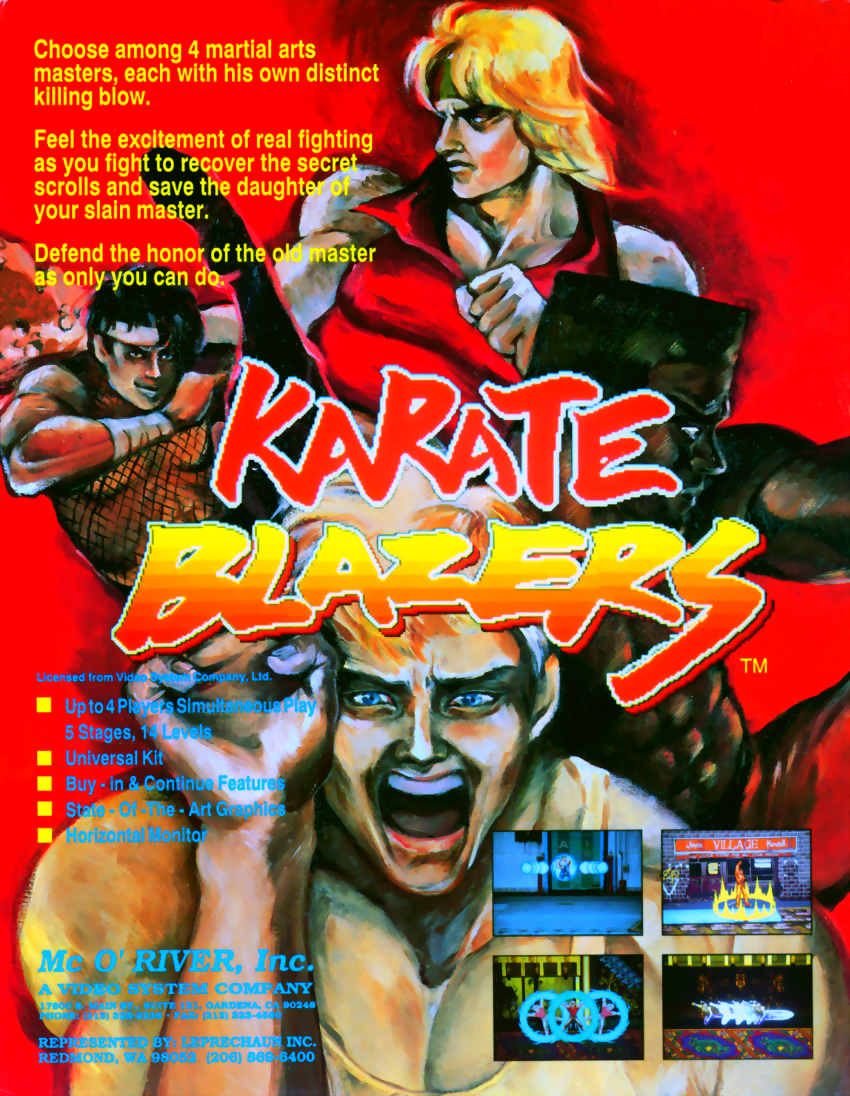 Karate Blazers (World, set 1) flyer