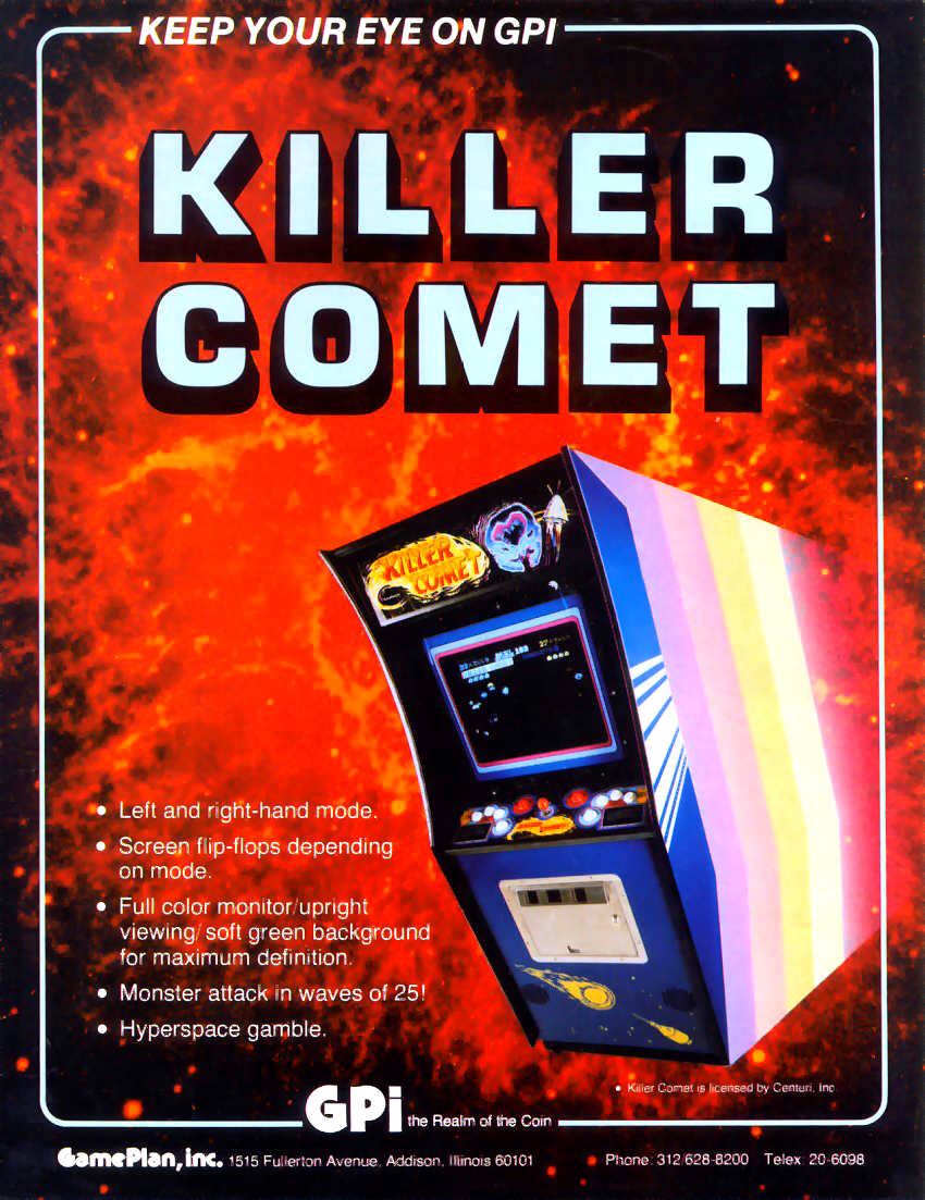 Killer Comet flyer