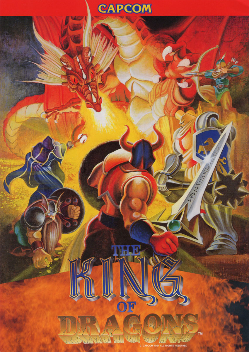 The King of Dragons (USA 910910) flyer