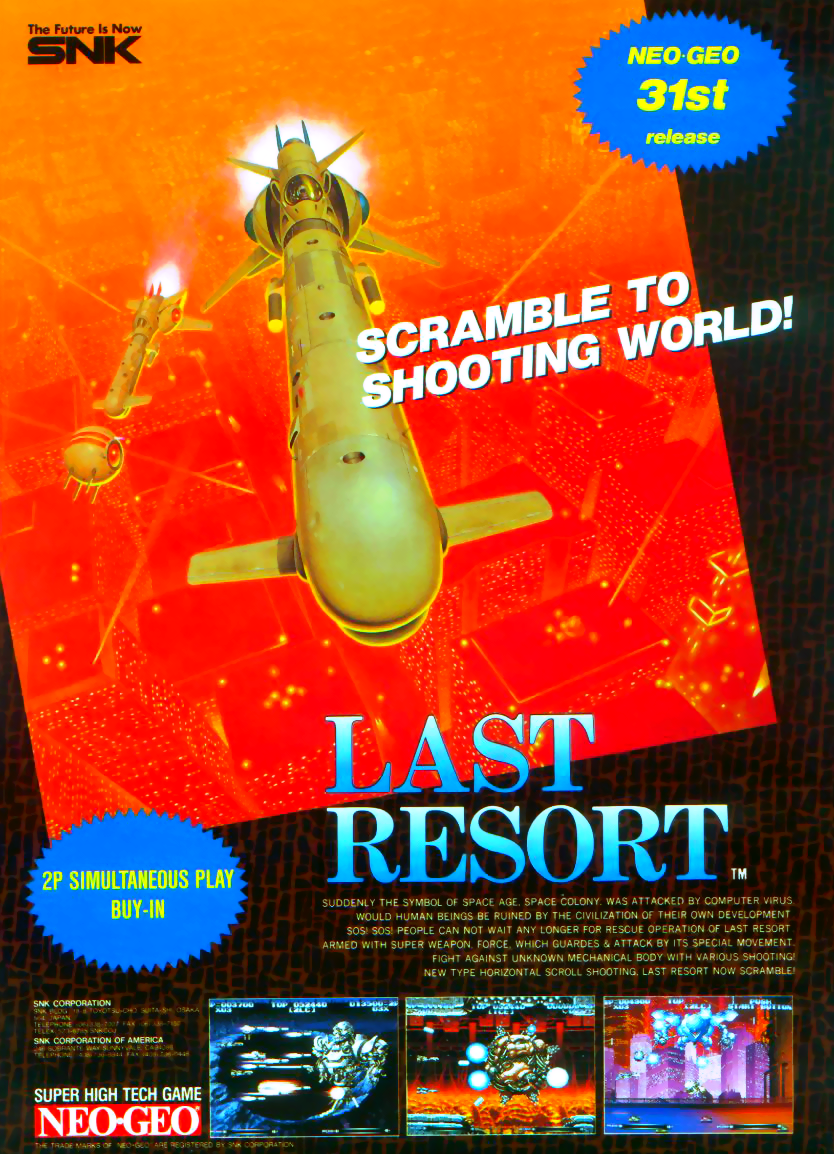 Last Resort ROM < NeoGeo ROMs | Emuparadise