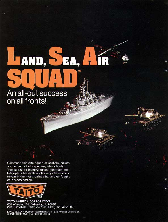 Land Sea Air Squad / Riku Kai Kuu Saizensen flyer