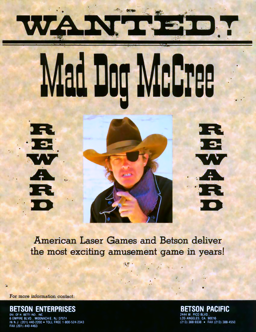 Mad Dog McCree v2.03 board rev.B flyer