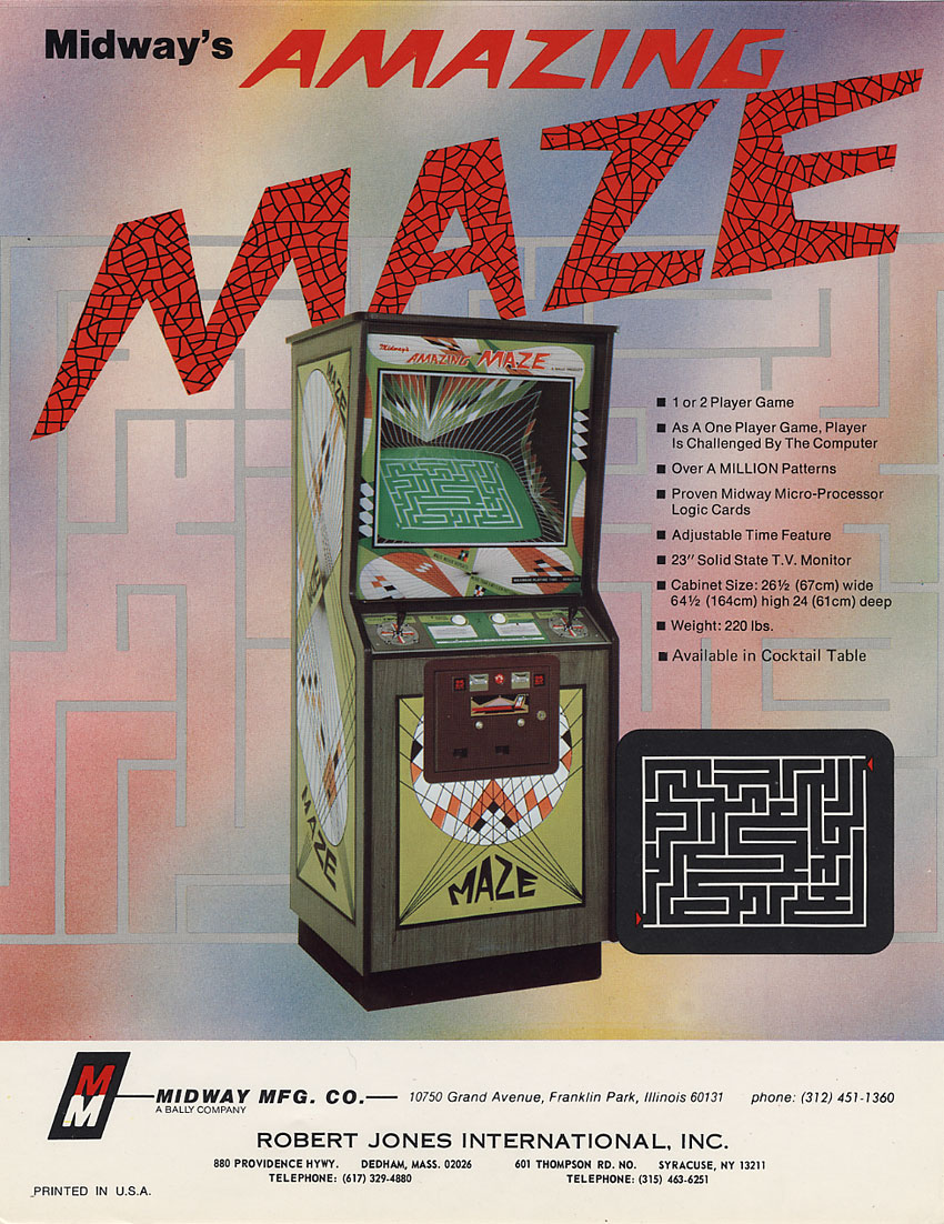 mame arcade amazing maze