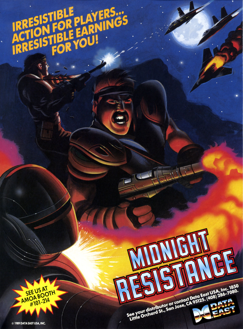 Midnight Resistance (World) flyer