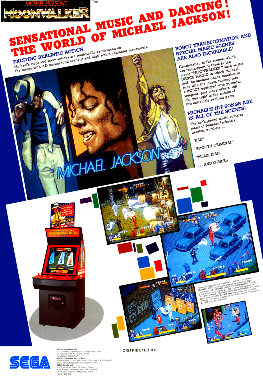 Michael Jackson's Moonwalker (bootleg) flyer