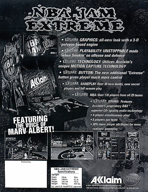 NBA Jam Extreme (ver. 1.10I) flyer