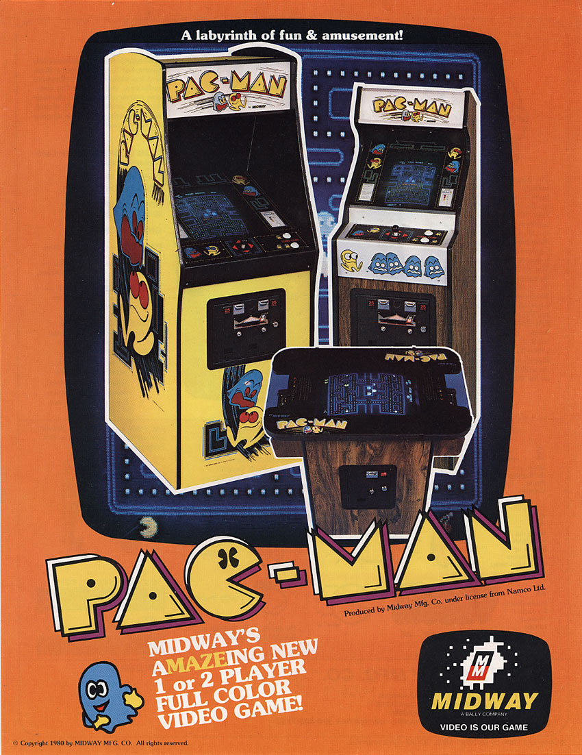 Pac-Man (Midway) flyer