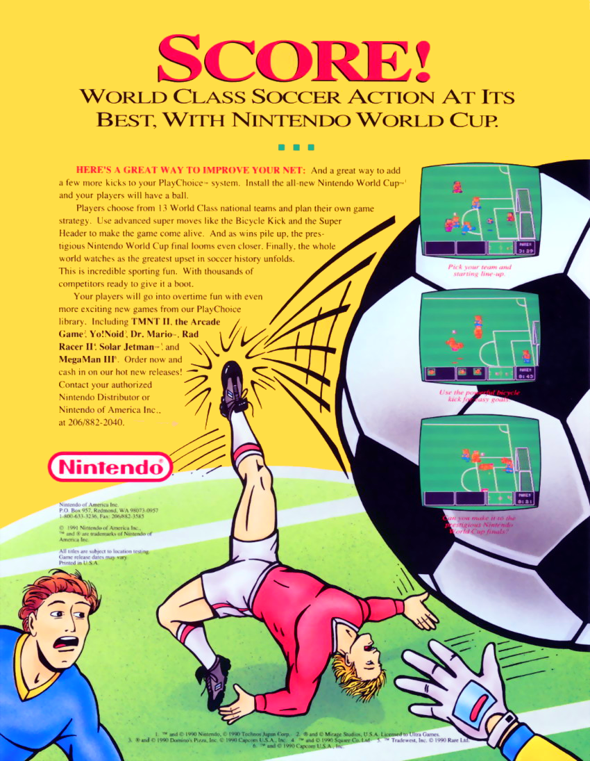 Nintendo World Cup (PlayChoice-10) flyer