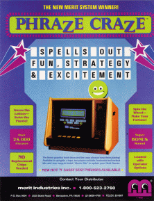 Phraze Craze (6221-40, U5-0A) flyer