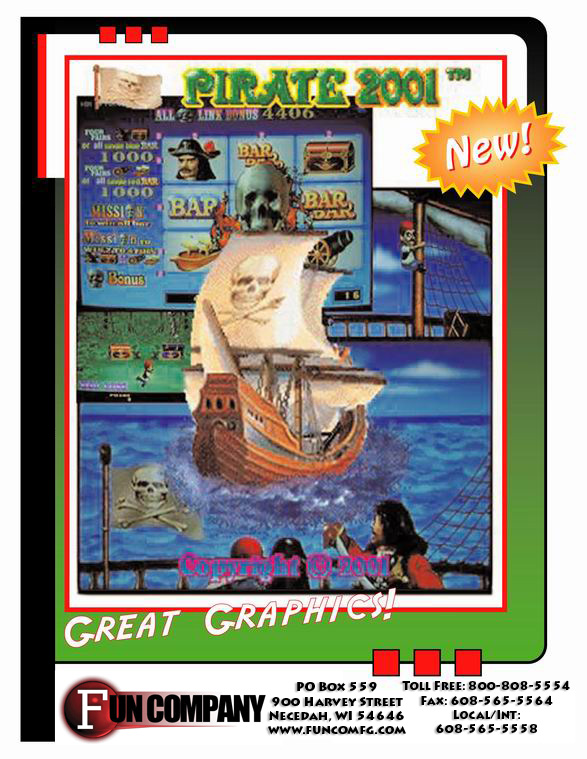 Pirate 2001 (Version 2.5E Dual) flyer