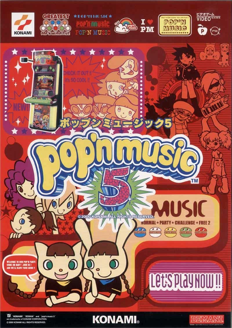 Pop'n Music 5 flyer