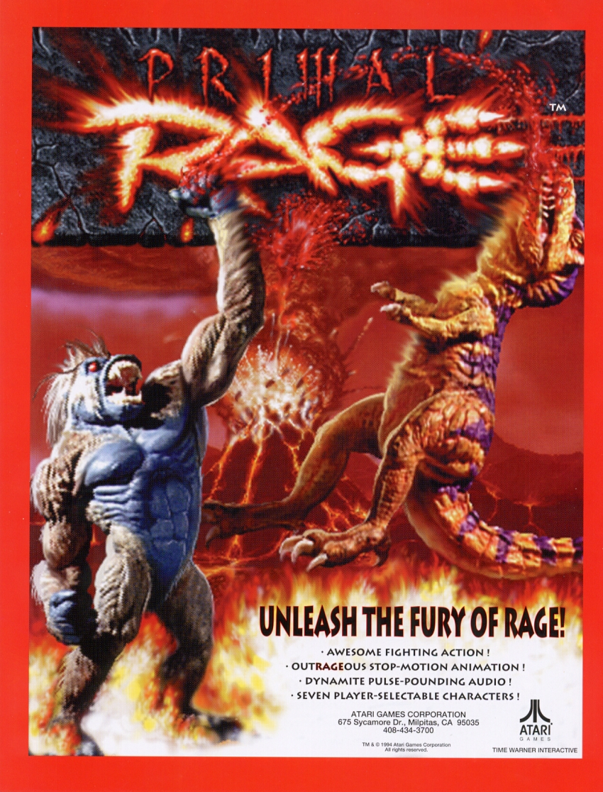 Primal Rage (version 2.3) flyer
