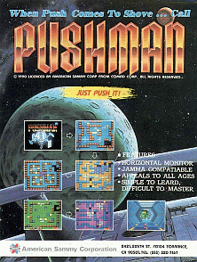 Pushman (American Sammy license) flyer