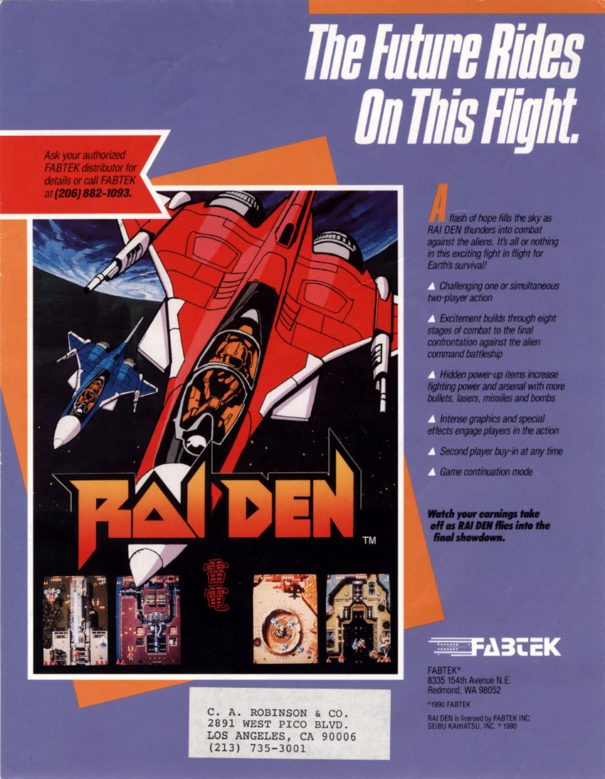 Raiden (set 1) flyer