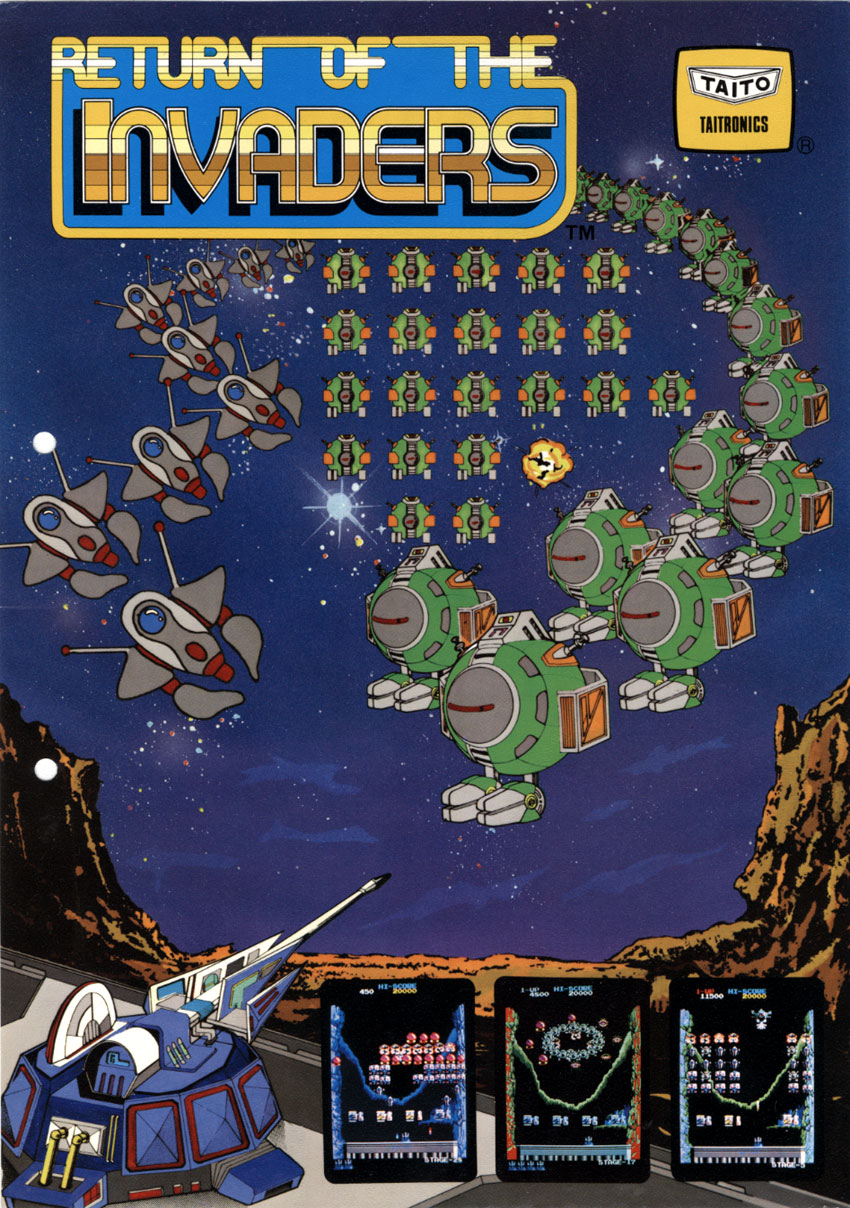 Return of the Invaders flyer