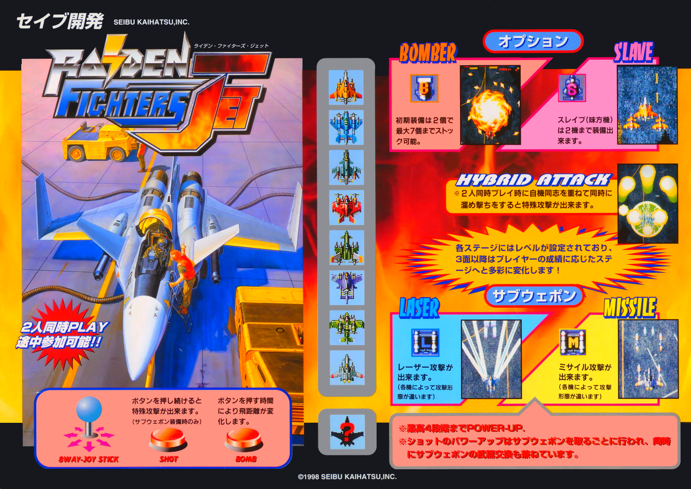 Raiden Fighters Jet (US, single board) flyer