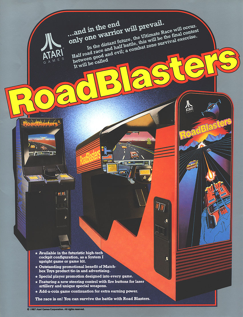 Road Blasters (upright, rev 4) flyer