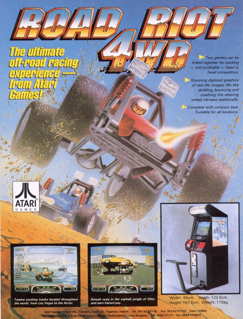 Road Riot 4WD (set 1, 04 Dec 1991) flyer